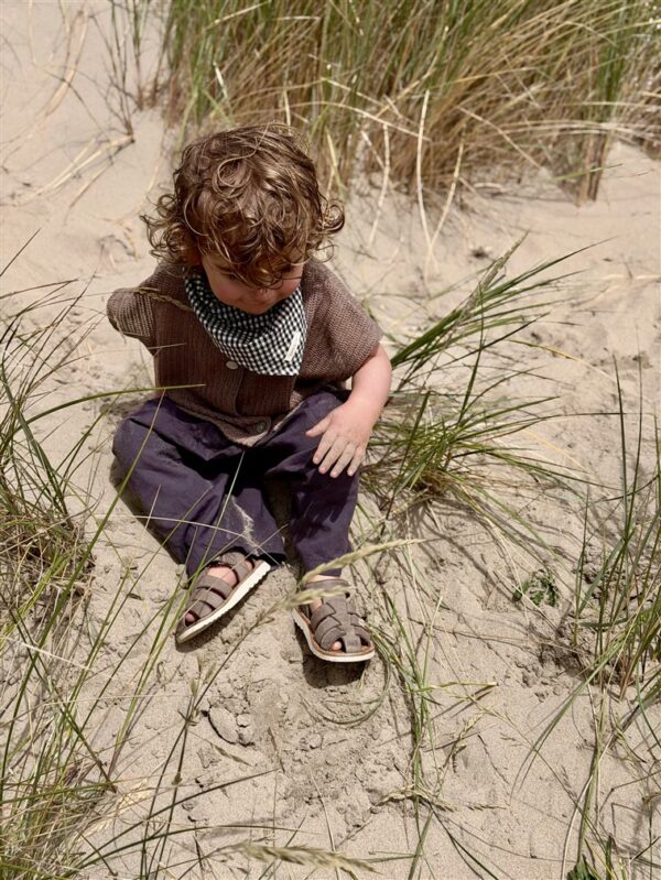 LITTLE LEAN BREEZE CARDIGAN MOCHA