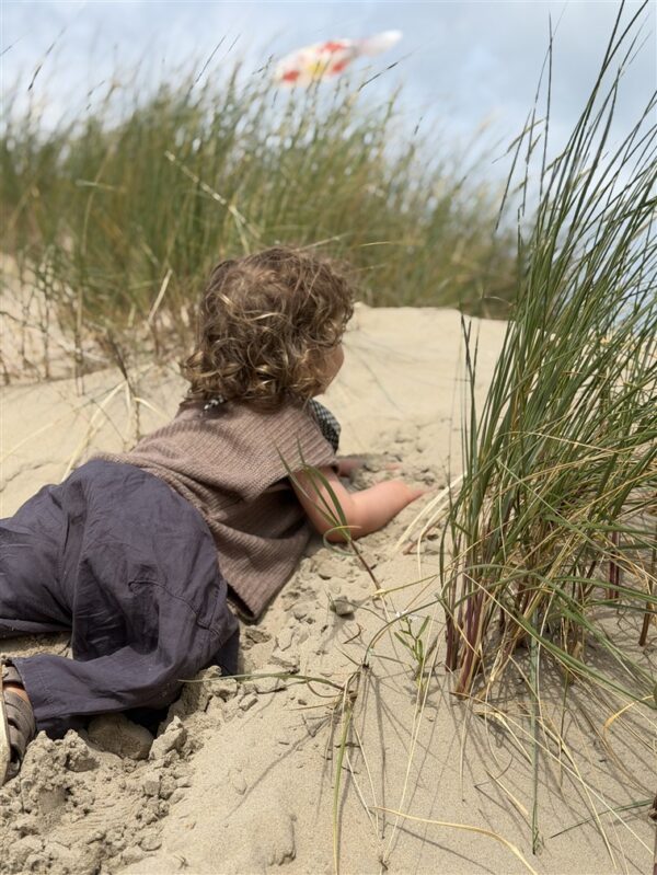 LITTLE LEAN BREEZE CARDIGAN MOCHA