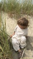 LITTLE LEAN CLOUD LINEN PANTS