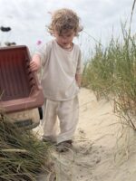 LITTLE LEAN CLOUD LINEN PANTS