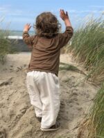 LITTLE LEAN CLOUD LINEN PANTS