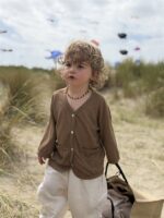 LITTLE LEAN CLOUD LINEN PANTS