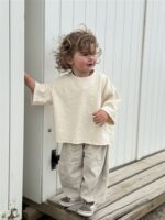 LITTLE LEAN STONE PANTS BEIGE