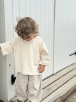 LITTLE LEAN STONE PANTS BEIGE