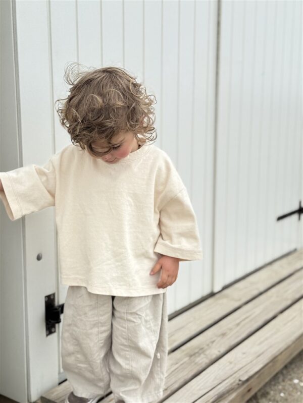 LITTLE LEAN STONE PANTS BEIGE