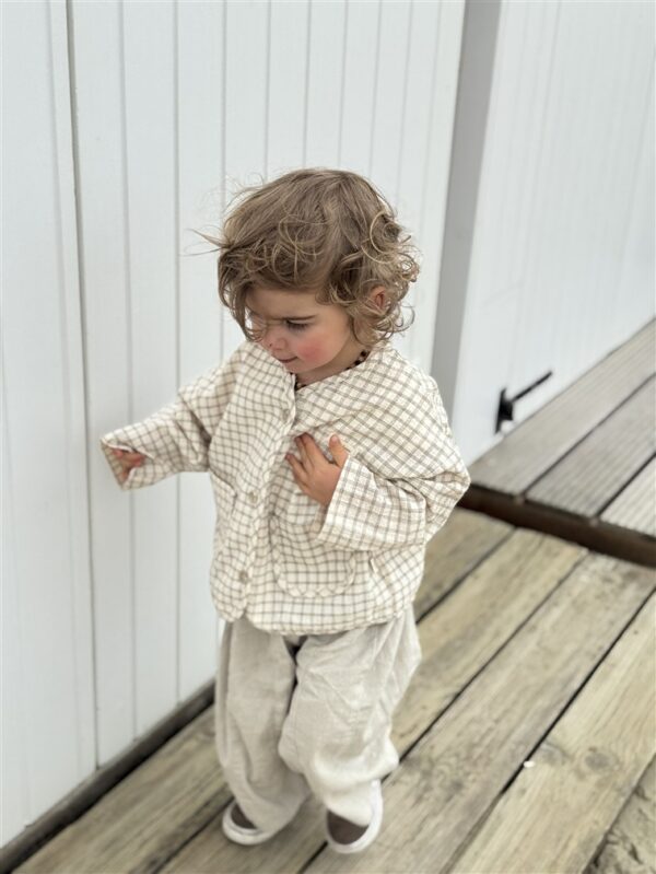 LITTLE LEAN OAK CHECK VEST