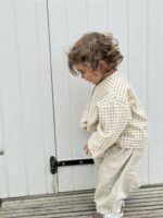 LITTLE LEAN OAK CHECK VEST