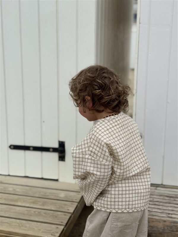 LITTLE LEAN OAK CHECK VEST