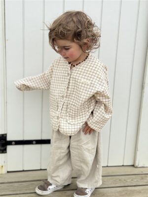 LITTLE LEAN OAK CHECK VEST