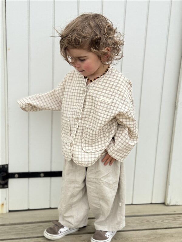 LITTLE LEAN STONE PANTS BEIGE