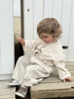 LITTLE LEAN STONE PANTS BEIGE