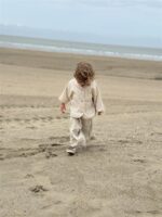 LITTLE LEAN STONE PANTS BEIGE