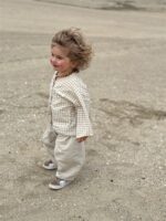 LITTLE LEAN STONE PANTS BEIGE