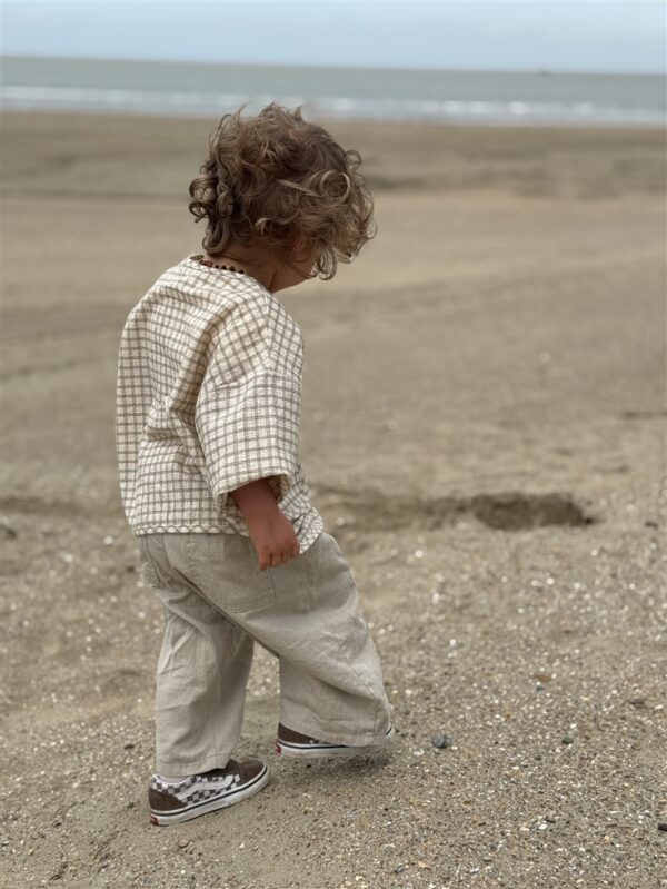 LITTLE LEAN OAK CHECK VEST