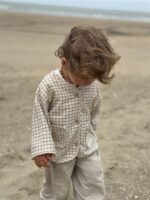 LITTLE LEAN OAK CHECK VEST
