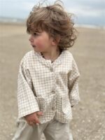 LITTLE LEAN OAK CHECK VEST