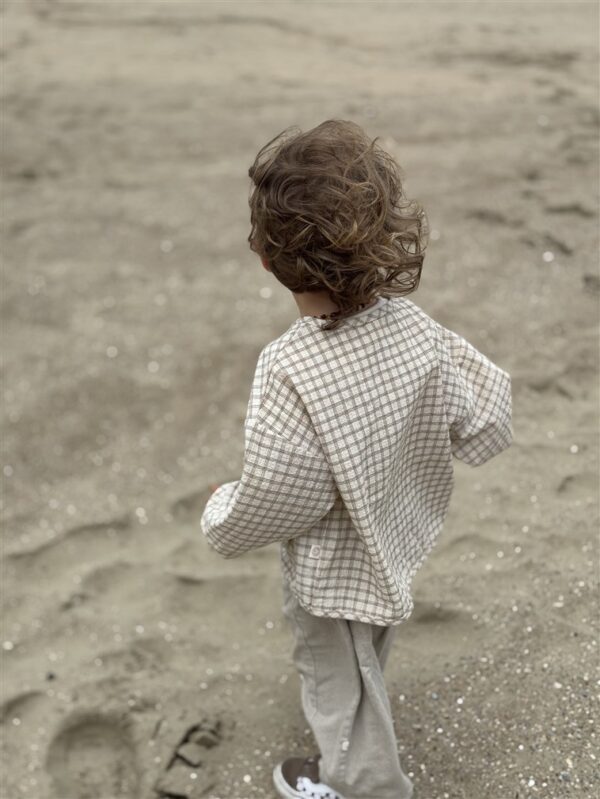 LITTLE LEAN OAK CHECK VEST