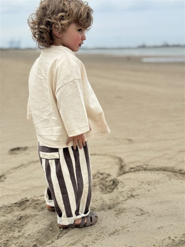 LITTLE LEAN LEO STRIPED PANTS