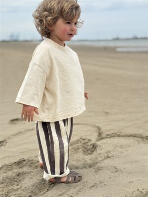 LITTLE LEAN LEO STRIPED PANTS