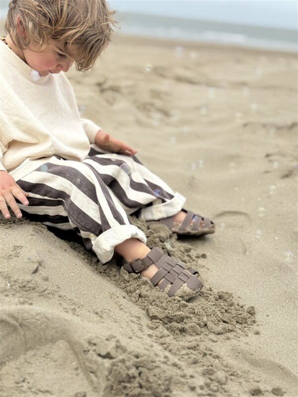 LITTLE LEAN LEO STRIPED PANTS