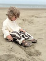 LITTLE LEAN LEO STRIPED PANTS