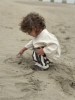 LITTLE LEAN LEO STRIPED PANTS