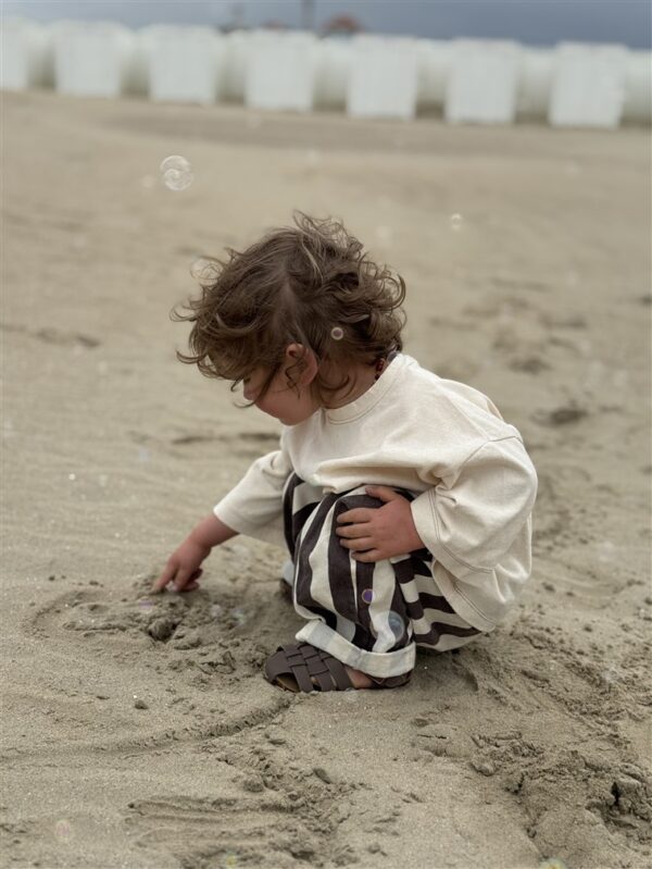 LITTLE LEAN LEO STRIPED PANTS