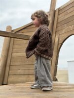 LITTLE LEAN STONE PANTS GREY