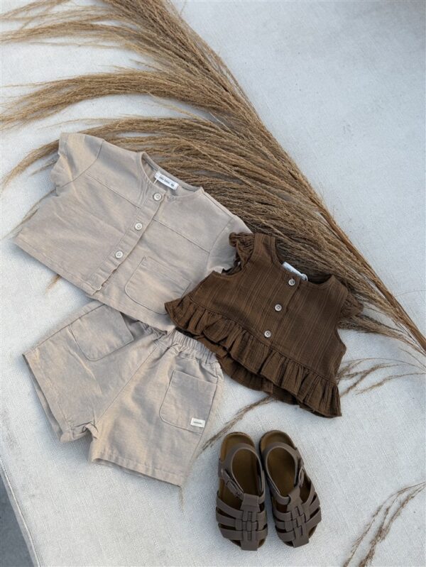 Henri Linen Shirt Beige