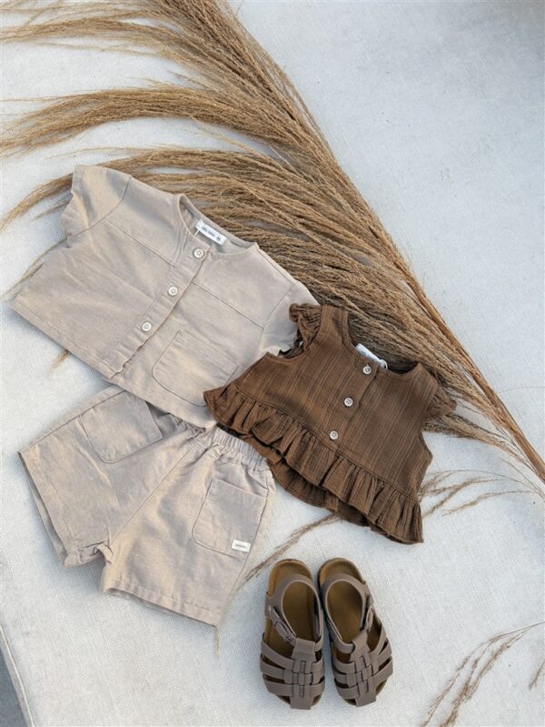 Henri Linen Shirt Beige
