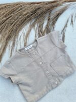 Henri Linen Shirt Beige