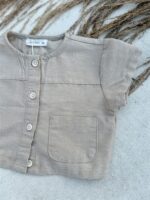 Henri Linen Shirt Beige