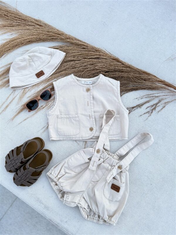 Pumpkin Salopette Romper