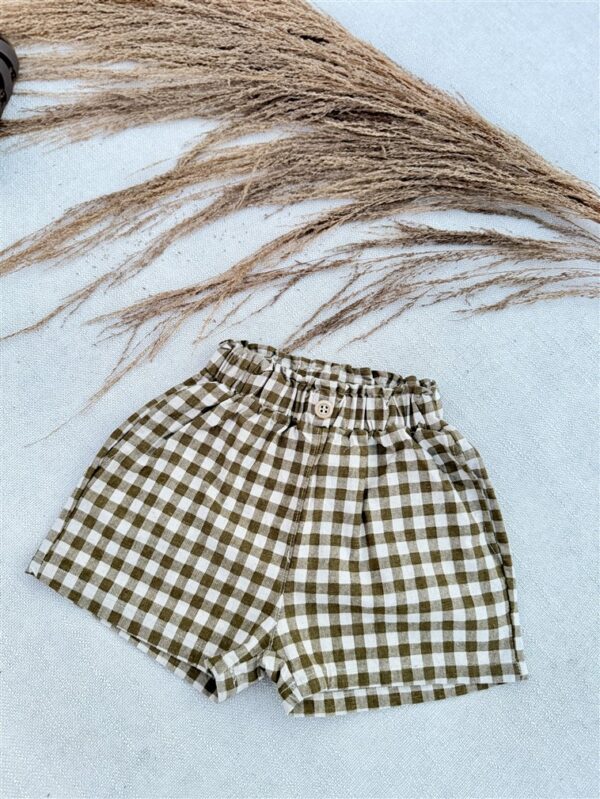 LITTLE LEAN SHORT CHECKED
