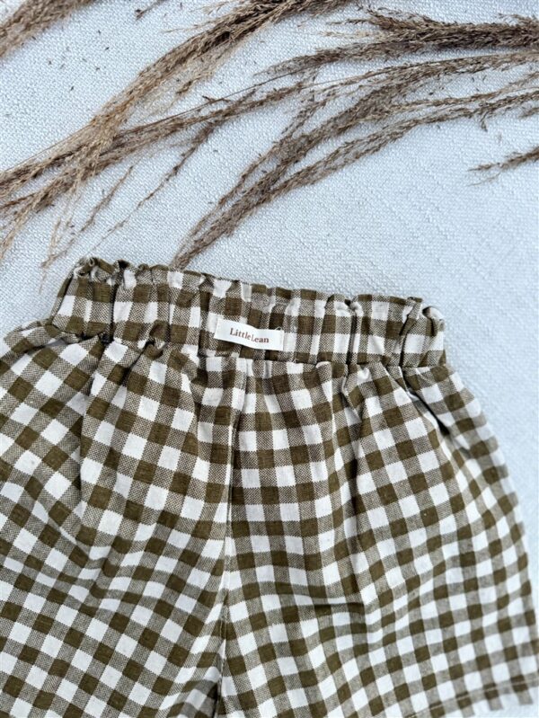 LITTLE LEAN SHORT CHECKED