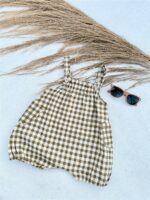 LITTLE LEAN BABY JUMPSUIT CHECKED