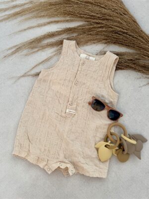 Dimple Cotton Suit Creme