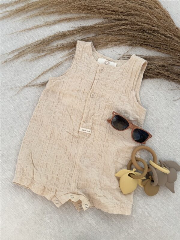 Dimple Cotton Suit Creme