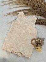 Dimple Cotton Suit Creme