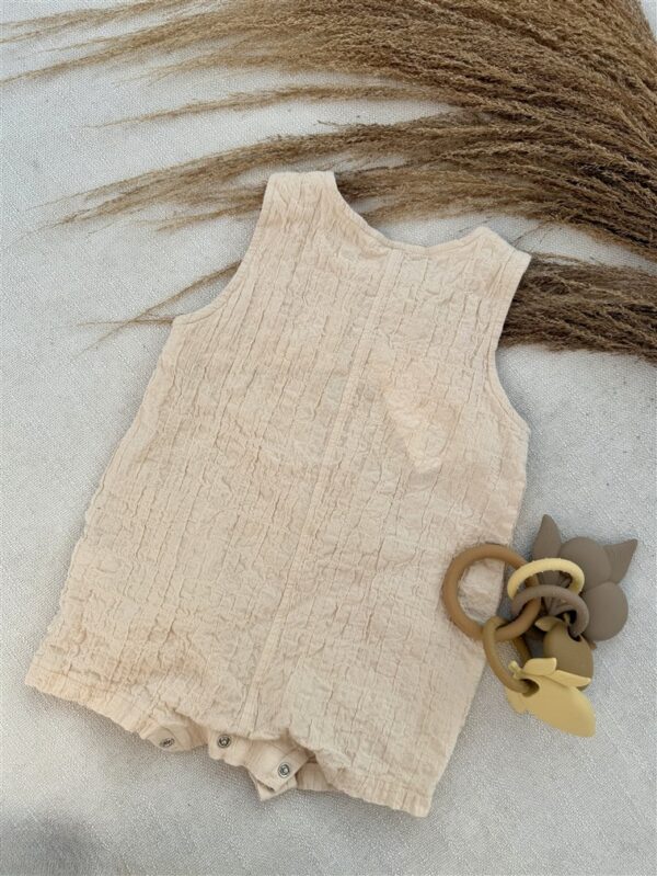 Dimple Cotton Suit Creme