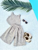 Oat Lace Set Top+Pantalon