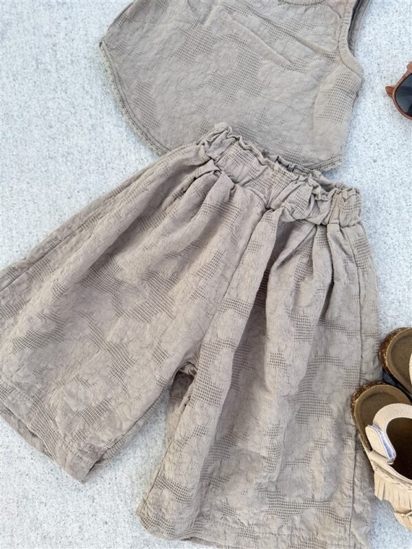 Oat Lace Set Top+Pantalon