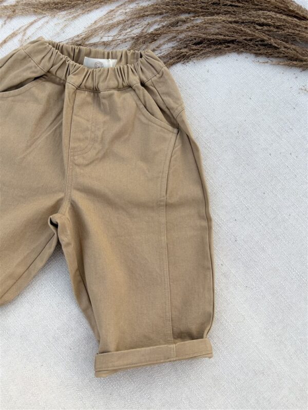 LITTLE LEAN ORIGINAL STITCH KEY PANTS CAMEL
