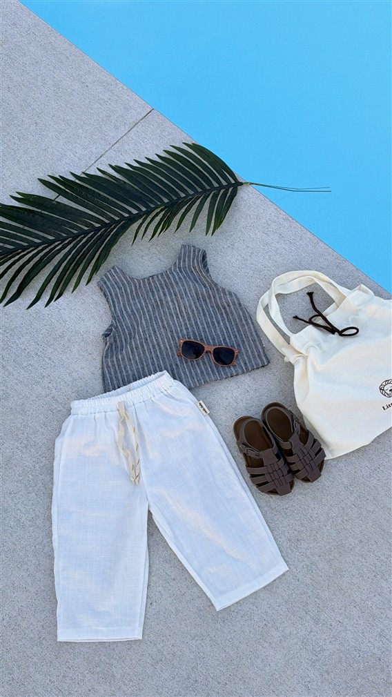 Cotton Chino Pants Wit