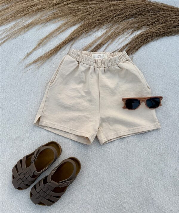 LITTLE LEAN BASIC SHORT BEIGE