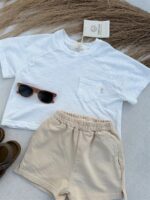 LITTLE LEAN BASIC SHORT BEIGE