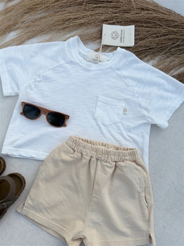 LITTLE LEAN BASIC SHORT BEIGE