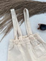 LITTLE LEAN THE BASIC COTTON SUSPENDER BEIGE