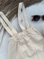 LITTLE LEAN THE BASIC COTTON SUSPENDER BEIGE