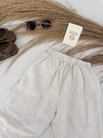 LITTLE LEAN CLOUD LINEN PANTS